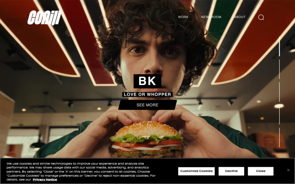 Conill homepage screenshot — Hispanic automotive marketing (OEM)