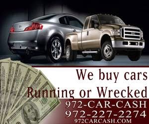 Cash for Cars Dallas Today
