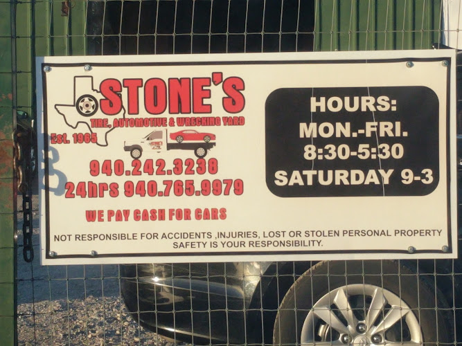 Stone's Auto Tire and Wrecking Yard