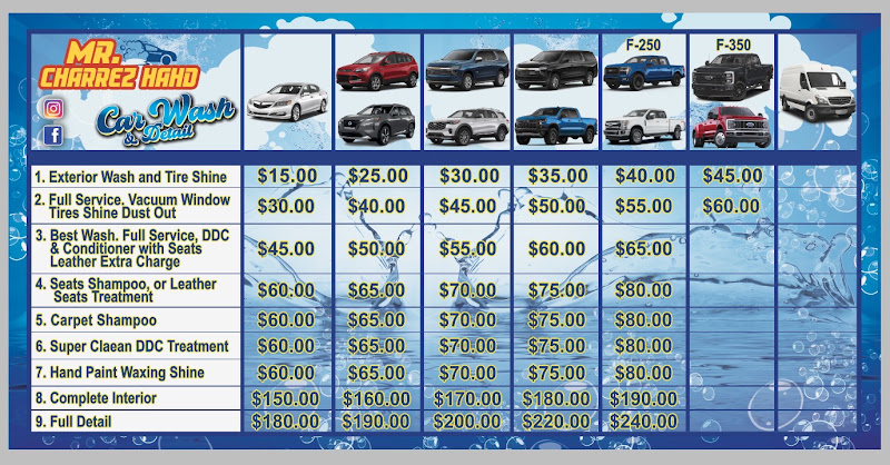 Mr.charrez hand car wash and detail#1