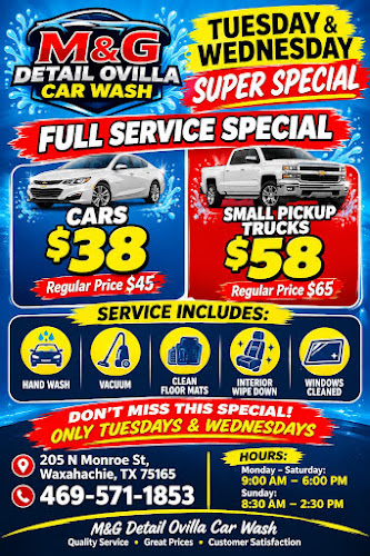 M&G Detail Ovilla Car wash