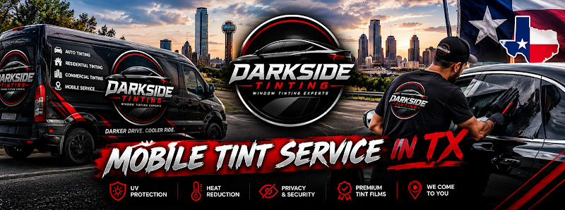 Dark side tinting | Mobile window Tinting | Texas