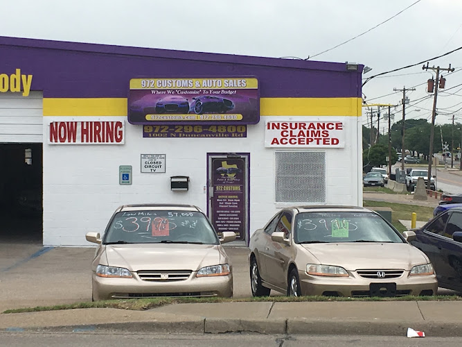 972 Customs Paint, Collision, & Auto Sales Centers